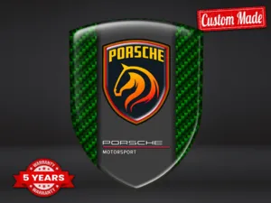 Porsche Autocollants Arrière Stylés Qualité Personnalisables
